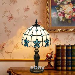 Tiffany Style Table Lamp, 8 Inch Stained Glass Lamp, Small Antique Table Lamp, B