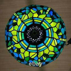 Tiffany Style Table Lamp Antique Handcrafted Art Stained Glass Bedside Desk Lamp
