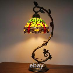 Tiffany Style Table Lamp Bedroom Livingroom Light Stained Glass Desk NEW