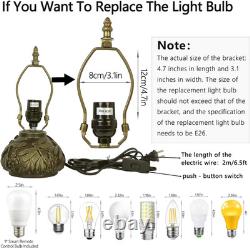 Tiffany Style Table Lamp Dragonfly, Small Stained Glass Lamp for Bedside, Bedroo