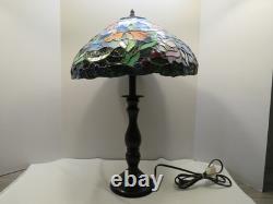 Tiffany Style Table Lamp Goldfish Design 24