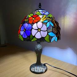 Tiffany Style Table Lamp Handcrafted Art Stained Glass Bedside Lamps Desk Light