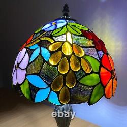 Tiffany Style Table Lamp Handcrafted Art Stained Glass Bedside Lamps Desk Light