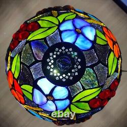 Tiffany Style Table Lamp Handcrafted Art Stained Glass Bedside Lamps Desk Light