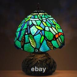 Tiffany Style Table Lamp, Handmade Stained Glass Lamp, 8x11 inches Small Drago