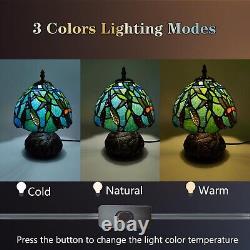 Tiffany Style Table Lamp, Handmade Stained Glass Lamp, 8x11 inches Small Drago