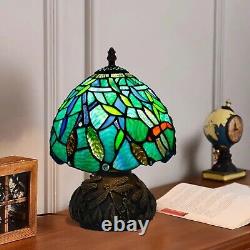 Tiffany Style Table Lamp, Handmade Stained Glass Lamp, 8x11 inches Small Drago