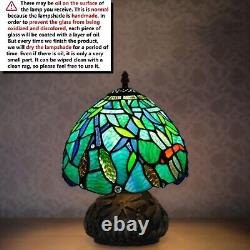 Tiffany Style Table Lamp, Handmade Stained Glass Lamp, 8x11 inches Small Drago