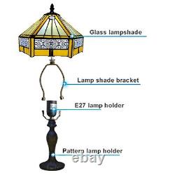 Tiffany Style Table Lamp Stained Glass Handcrafted Bedside Light Desk Lamps UK