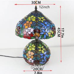Tiffany Style Table Lamp Stained Glass Home Hotel Child and Mother Desk Light