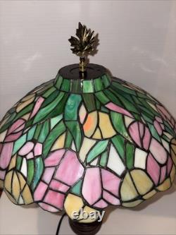 Tiffany Style Table Lamp Stained Glass Lamp Shade 15 Works