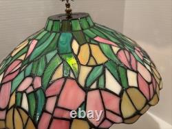 Tiffany Style Table Lamp Stained Glass Lamp Shade 15 Works