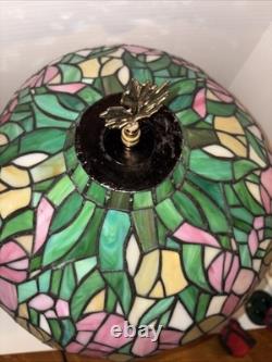 Tiffany Style Table Lamp Stained Glass Lamp Shade 15 Works