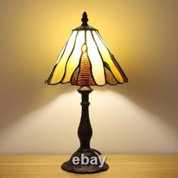 Tiffany Style Table Lamp for Living Room 3 Color-Temperature Stained Glass Sm