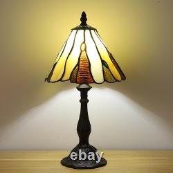 Tiffany Style Table Lamp for Living Room 3 Color-Temperature Stained Glass Sm