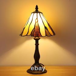 Tiffany Style Table Lamp for Living Room 3 Color-Temperature Stained Glass Sm
