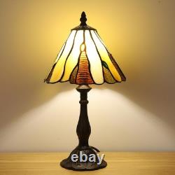 Tiffany Style Table Lamp for Living Room 3 Color-Temperature Stained Glass Sm