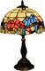 Tiffany Style Table Lamp For Living Room Hummingbirds Flower Stained Glass Bedsi