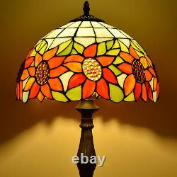 Tiffany Style Table Lamps Handcrafted Stained Glass Art Light Bedside Desk Lamps