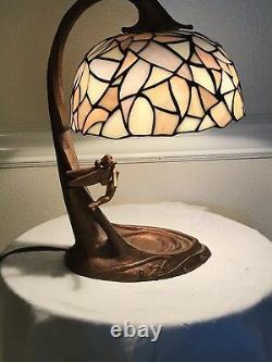 Tiffany Style Tinkerbell 50th Anniversary Stained Glass Lamp Limited Edition