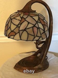 Tiffany Style Tinkerbell 50th Anniversary Stained Glass Lamp Limited Edition