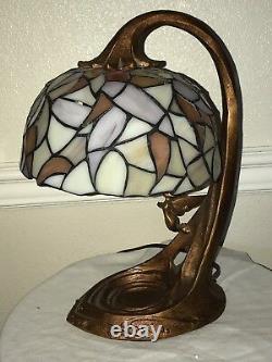 Tiffany Style Tinkerbell 50th Anniversary Stained Glass Lamp Limited Edition