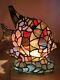 Tiffany Style Tropical Fish-stained Glass Accent Tale Night Light Lamp