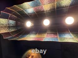 Tiffany Style Vintage Stained Glass Billiards/Pool Table Lamp