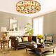 Tiffany Style Vintage Stained Glass Flush Mount Ceiling Light Pendant Lamp