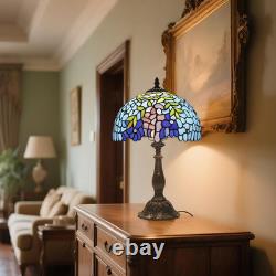 Tiffany Style Wisteria Stained Glass Table Lamp Antique Reading Light 19 Tiffany Style Wisteria Stained Glass Table Lamp Antique Reading Light 19