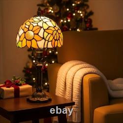 Tiffany Sunflower Stained Glass Table Lamp