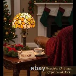 Tiffany Sunflower Stained Glass Table Lamp