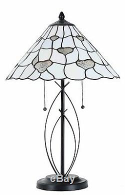 Tiffany Table Lamp 100% Genuine Stained Glass