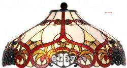 Tiffany Table Lamp 100% Genuine Stained Glass (large)