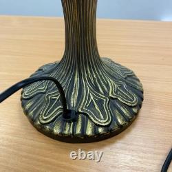 Tiffany Table Lamp 16 Inch Green Dragonfly Style Stained Glass Shade Home Decor