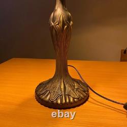 Tiffany Table Lamp 16 Inch Green Dragonfly Style Stained Glass Shade Home Decor