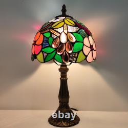 Tiffany Table Lamp 3-Way Tiffany Style Desk Lamp Small Stained Glass Lamp Antiqu