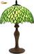 Tiffany Table Lamp Green Wisteria Style Stained Glass Desk Bedside R