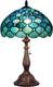 Tiffany Table Lamp Stained Glass Lamp 12x12x19 Inch Antique Reading Lamp Sea Bl