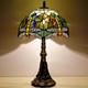 Tiffany Table Lamp Stained Glass Lamp 12x12x19 Inch Antique Reading Light Amber
