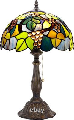Tiffany Table Lamp Stained Glass Lamp 12X12X19 Inch Antique Reading Light Amber Tiffany Table Lamp Stained Glass Lamp 12X12X19 Inch Antique Reading Light Amber