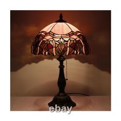 Tiffany Table Lamp Stained Glass Lamp 12X12X19 Inch Antique Reading Light Pi