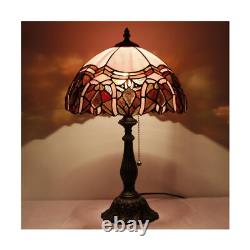 Tiffany Table Lamp Stained Glass Lamp 12X12X19 Inch Antique Reading Light Pi