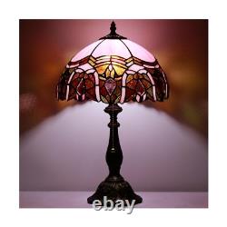 Tiffany Table Lamp Stained Glass Lamp 12X12X19 Inch Antique Reading Light Pi
