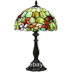 Tiffany Table Lamp Stained Glass Lamp 12X12X19 Inch Antique Reading Light Re