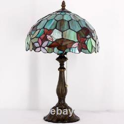Tiffany Table Lamp Stained Glass Lamp 12X12X19 Inch Antique Reading Light Re