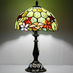 Tiffany Table Lamp Stained Glass Lamp 12X12X19 Inch Antique Reading Light Re