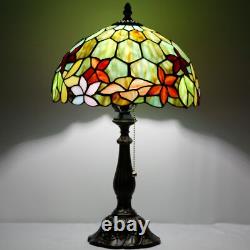Tiffany Table Lamp Stained Glass Lamp 12X12X19 Inch Antique Reading Light Re