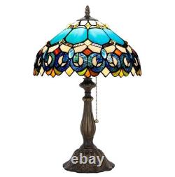 Tiffany Table Lamp Stained Glass Lamp 19 Antique Reading Light, Gift Mother day