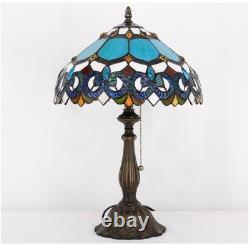 Tiffany Table Lamp Stained Glass Lamp 19 Antique Reading Light, Gift Mother day